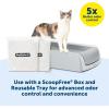 imagePetSafe ScoopFree Natural Litter Reusable Tray  Durable Plastic Tray with Stainless Steel Magnets  Comes with 42 lb Bag of Premium Natural LitterLitter Refills 2 Bags