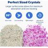 imagePetSafe ScoopFree Premium Crystal Cat Litter  UltraAbsorbent Silica Universal Litterbox Crystals  NonClumping Odor Control  Fresh Scent  8 lb BagLavender