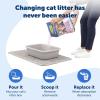 imagePetSafe ScoopFree Premium Crystal Cat Litter  UltraAbsorbent Silica Universal Litterbox Crystals  NonClumping Odor Control  Fresh Scent  8 lb BagLavender