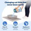 imagePetSafe ScoopFree Premium Crystal Cat Litter  UltraAbsorbent Silica Universal Litterbox Crystals  NonClumping Odor Control  Fresh Scent  8 lb BagPremium Blue