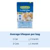 imagePetSafe ScoopFree Premium Crystal Cat Litter  UltraAbsorbent Silica Universal Litterbox Crystals  NonClumping Odor Control  Fresh Scent  8 lb BagPremium Blue