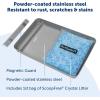 imagePetSafe ScoopFree Stainless Steel Reusable Cat Litter Tray with Magnetic Waste Shield ampamp 43 lb Bag Fresh Scent Premium Crystal Litter