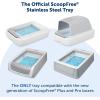imagePetSafe ScoopFree Stainless Steel Reusable Cat Litter Tray with Magnetic Waste Shield ampamp 43 lb Bag Fresh Scent Premium Crystal Litter