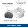 imagePetSafe Seaside Stainless Pet Fountain  Encourages Hydration  Dual Filtration Removes Odors  Compact Design  Rust Resistant Material  Quiet Motor 1 Count