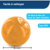 imagePetSafe SlimCat Interactive Feeder  Combines Play with Mealtime  Adjustable Portions  BPAFree Plastic  Slow Feeder for Digestion  Lightweight DishwasherSafe Toy  PinkOrange