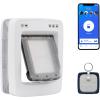 imagePetSafe SmartDoor AppControlled Pet Door Large Made for Multiple Pets Selective Entry and Exit Control Through Your Phone Smart Dog Door WiFi Enabled White  LargeSmartDoor