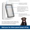 imagePetSafe SmartDoor AppControlled Pet Door Large Made for Multiple Pets Selective Entry and Exit Control Through Your Phone Smart Dog Door WiFi Enabled White  LargeSmartDoor