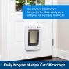 imagePetSafe SmartDoor AppControlled Pet Door Large Made for Multiple Pets Selective Entry and Exit Control Through Your Phone Smart Dog Door WiFi Enabled White  LargeSmartDoor