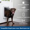 imagePetSafe SmartDoor AppControlled Pet Door Large Made for Multiple Pets Selective Entry and Exit Control Through Your Phone Smart Dog Door WiFi Enabled White  LargeSmartDoor