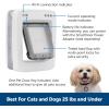 imagePetSafe SmartDoor AppControlled Pet Door Large Made for Multiple Pets Selective Entry and Exit Control Through Your Phone Smart Dog Door WiFi Enabled White  LargeSmartDoor