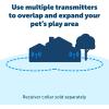 imagePetSafe Stay ampamp Play Pet Fence Wireless Dog Fence Collar Rechargeable Receiver Collar Waterproof Design Compatible with All PetSafe Wireless Fences Invisible Wireless System BlackExtra Transmitter