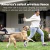 imagePetSafe Stay ampamp Play Pet Fence Wireless Dog Fence Collar Rechargeable Receiver Collar Waterproof Design Compatible with All PetSafe Wireless Fences Invisible Wireless System BlackWireless Fence Kit