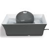 imagePetSafe Drinkwell Ceramic Pet Water Fountain  Quiet Automatic 70oz Dispenser for Cats ampamp Dogs with Filters  Dishwasher Safe Square Design