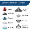imagePetSafe Drinkwell Replacement Foam Filters  Improves Water Cleanliness  Protects Pump  Catches Hair ampamp Debris  Compatible with Ceramic Stainless ampamp Plastic Pet FountainsPack of 2