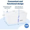 imagePetSafe Viva Pet Fountain for Cats and Dogs  41L140 oz Indoor Cat Water Fountain with Ultra Quiet Pump Dishwasher Safe Easy to Clean Water Filters IncludedOne Size