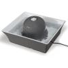 imagePetSafe Drinkwell Ceramic Pet Water Fountain  Quiet Automatic 70oz Dispenser for Cats ampamp Dogs with Filters  Dishwasher Safe Square Design