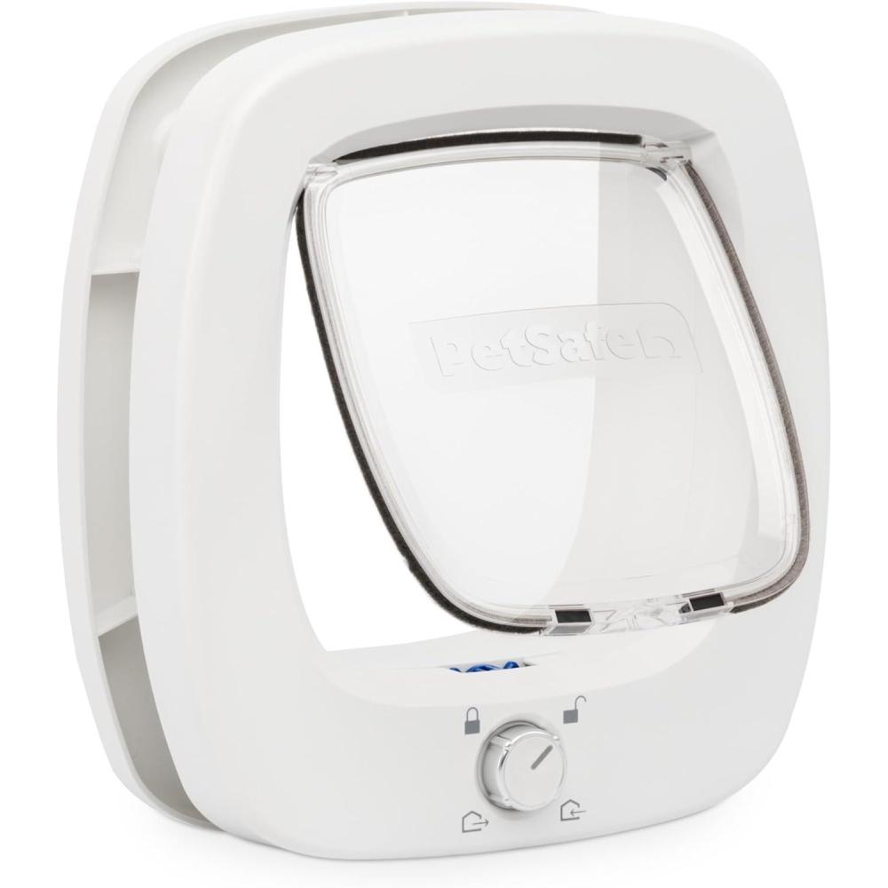 imagePetSafe Big Cat Door  MultiPet Doorway Locking Cat Door Made For Interior ampamp Exterior Use Suitable for Pets Up to 25 lb PushampampTurn 4Way Lock for Extra Security  Soft Close Flap for Added Safety11x12 inches