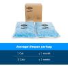 imageBundle of PetSafe ScoopFree Reusable Tray for Cat Litter Boxes  PetSafe ScoopFree Premium Crystal Cat Litter  NonClumping  Three 43 lb Bags of Litter 129 lb Total  Original Blue
