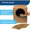 imagePetSafe Disposable Cat Litter Box  Collapsible Covered Design for Travel  from The Makers of ScoopFree Self Cleaning Litter Box  Includes 43 lb Premium Blue Original Crystal Cat Litter11 Piece Set