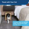 imagePetSafe Disposable Cat Litter Box  Collapsible Covered Design for Travel  from The Makers of ScoopFree Self Cleaning Litter Box  Includes 43 lb Premium Blue Original Crystal Cat Litter9 Piece Set