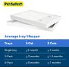 imagePetSafe ScoopFree Disposable Crystal Cat Litter Tray  Easy Cleaning Box  Refill Tray for Electric Litter Box  Fresh Scent  43 lb Bags  6 Pack6Pack