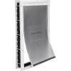 imagePetSafe Plastic Pet Door  Easy Install for Wood PVC Metal ampamp Paneled Doors  RustFree Plastic Frame  Flap Dimensions 8 14quot W x 12 14quot H  for Medium Dogs Weighing Up to 40 lbLarge