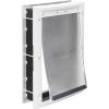 imagePetSafe Plastic Pet Door  Easy Install for Wood PVC Metal ampamp Paneled Doors  RustFree Plastic Frame  Flap Dimensions 8 14quot W x 12 14quot H  for Medium Dogs Weighing Up to 40 lbMedium Pack of 1