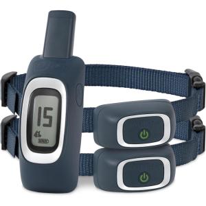 imagePetSafe 300 Yard Remote Training Collar  2 Dog Kit  Tone Vibration ampamp 15 Levels of Safe ampamp Humane Static Stimulation Medium Range Option to Train Off Leash Dogs Waterproof Durable Rechargeable2 Dogs