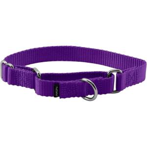 imagePetSafe Adjustable Martingale Collar  Only Tightens When Dogs Pull Prevents Slipping Out  Helps with Strong Pullers Increased Control  Alternative to Choke Collar  1quot Medium RedDeep Purple