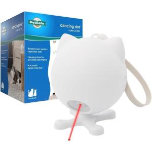 imagePetSafe Bolt Automatic Laser Light Cat Toy  Interactive Laser Toy  Encourages Exercise  Hands Free or Manual Play  Adjustable Mirror  Battery Operated  Safe for CatsDancing Dot