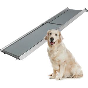 imagePetSafe Happy Ride Compact Telescoping Dog Ramp  Portable Pet Ramp for Cars Trucks ampamp SUVs with Adjustable Sizing  NonSlip Design  Lightweight Pet Mobility AssistanceXLarge