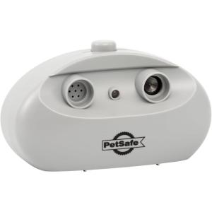 imagePetSafe Indoor Ultrasonic Dog Bark Control  No Collar Needed  Up to 25 ft Range  AntiBark Pet Training System  Automatic with Manual Trainer Button1 Count Pack of 1