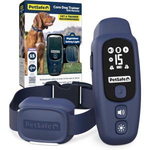 imagePetSafe Pro Dog Trainer with Remote  Waterproof Training Collar  1000 ft Range  Tone Vibration and 19 Levels of Static  AddADog Compatible  Sleek Remote Training CollarCore Trainer