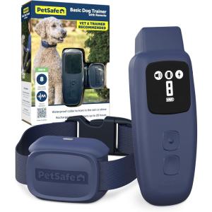 imagePetSafe Pro Dog Trainer with Remote  Waterproof Training Collar  1000 ft Range  Tone Vibration and 19 Levels of Static  AddADog Compatible  Sleek Remote Training CollarBasic Trainer