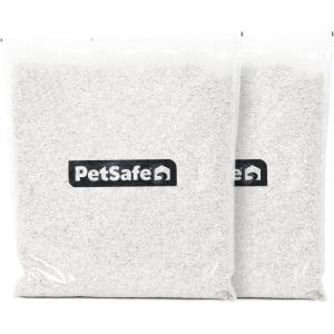 imagePetSafe ScoopFree Natural Litter Reusable Tray  Durable Plastic Tray with Stainless Steel Magnets  Comes with 42 lb Bag of Premium Natural LitterLitter Refills 2 Bags