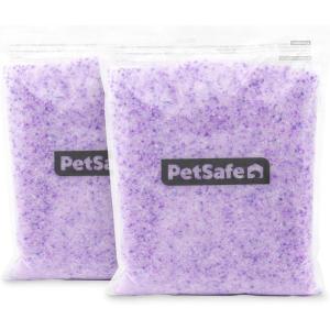 imagePetSafe ScoopFree Premium Crystal Cat Litter  Outperforms Clay Litter  Refill Packs  Reusable Tray Compatible  Lavender Scent  43 lb Bags  2 PackLavender Scent