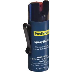 imagePetSafe SprayShield Animal Deterrent Spray 24 Oz  71 ML Dog Spray Self Defense Compact Design for Portability Belt Clip for Easy Carry Releases Surprising Burst Citronella
