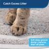 imagePetSafe AntiTracking Litter Mat  Traps Crystal and Clay Clumping Cat Litter  Durable Mesh Material  Easy to Clean Mat  Compatible with All Cat Litter Boxes  Small SizeGray