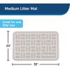 imagePetSafe AntiTracking Litter Mat  Traps Crystal and Clay Clumping Cat Litter  Durable Mesh Material  Easy to Clean Mat  Compatible with All Cat Litter Boxes  Medium Size