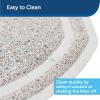 imagePetSafe AntiTracking Litter Mat  Traps Crystal and Clay Clumping Cat Litter  Durable Mesh Material  Easy to Clean Mat  Compatible with All Cat Litter Boxes  Small SizeGray