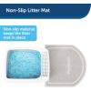 imagePetSafe AntiTracking Litter Mat  Traps Crystal and Clay Clumping Cat Litter  Durable Mesh Material  Easy to Clean Mat  Compatible with All Cat Litter Boxes  Small SizeGray
