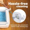 imagePetSafe AntiTracking Litter Mat  Traps Crystal and Clay Clumping Cat Litter  Durable Mesh Material  Easy to Clean Mat  Compatible with All Cat Litter Boxes  Small SizeWhite