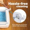imagePetSafe AntiTracking Litter Mat  Traps Crystal and Clay Clumping Cat Litter  Durable Mesh Material  Easy to Clean Mat  Compatible with All Cat Litter Boxes  Small SizeWhite