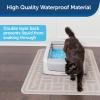 imagePetSafe Cat Litter Mat  Waterproof Litter Trapping Mat for Hygienic Clean Floors  AntiSlip Double Layer Back  CatFriendly Texture for Sensitive PawsGray