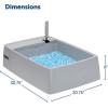 imagePetSafe MultiCat Litter Box Extra Large Litter Box for Cats Giant ErgonomicallyDesigned Scoop Use with Crystal or Clumping Litter