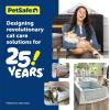 imagePetSafe ScoopFree Clumping Automatic Self Cleaning Cat Litter Box Hood and Accessory Bundle  Includes Litter Box Hood Waste Bin Liners for Easy Cleanup and Litter Mat for Less Tracking and Mess