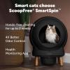 imagePetSafe ScoopFree SmartSpin SelfCleaning Cat Litter Box Black  Advanced Odor Control App Controlled with Health Monitoring Works with Any Litter Up to 2 Weeks of HandsFree Cleaning