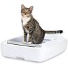 imagePetSafe AntiTracking Litter Mat  Traps Crystal and Clay Clumping Cat Litter  Durable Mesh Material  Easy to Clean Mat  Compatible with All Cat Litter Boxes  Small SizeWhite