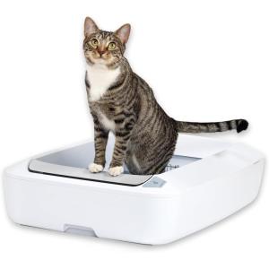 imagePetSafe AntiTracking Litter Mat  Traps Crystal and Clay Clumping Cat Litter  Durable Mesh Material  Easy to Clean Mat  Compatible with All Cat Litter Boxes  Small SizeWhite