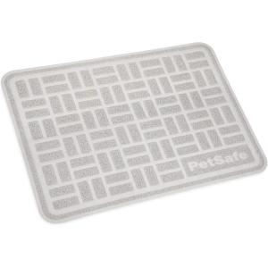 imagePetSafe Cat Litter Mat  Waterproof Litter Trapping Mat for Hygienic Clean Floors  AntiSlip Double Layer Back  CatFriendly Texture for Sensitive PawsGray